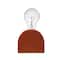 Hello Honey® 4" Scandinavian Terracotta Exposed Bulb Table Lamp